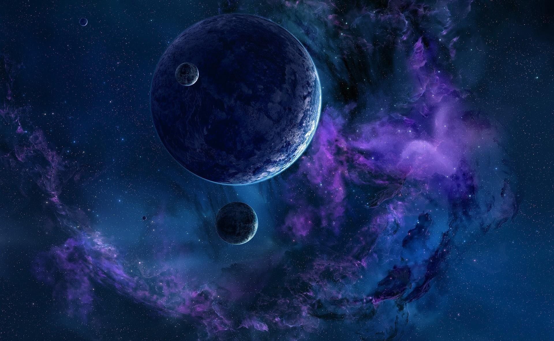 Dark Purple Space Wallpapers