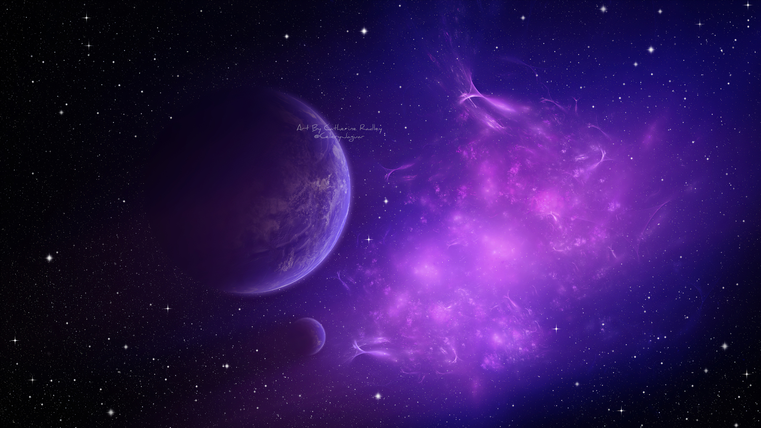 Dark Purple Space Wallpapers