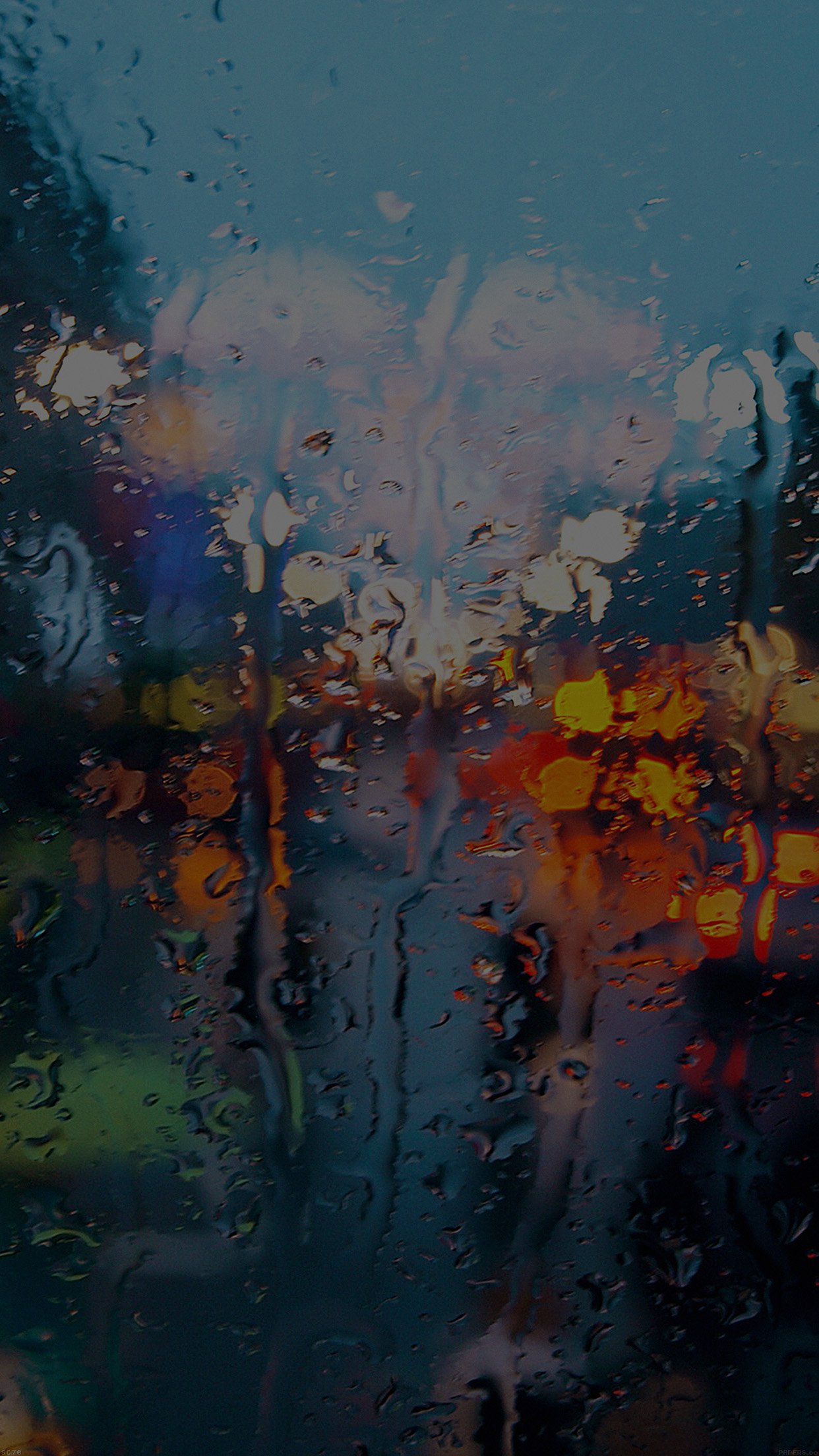 Dark Rain Phone Wallpapers