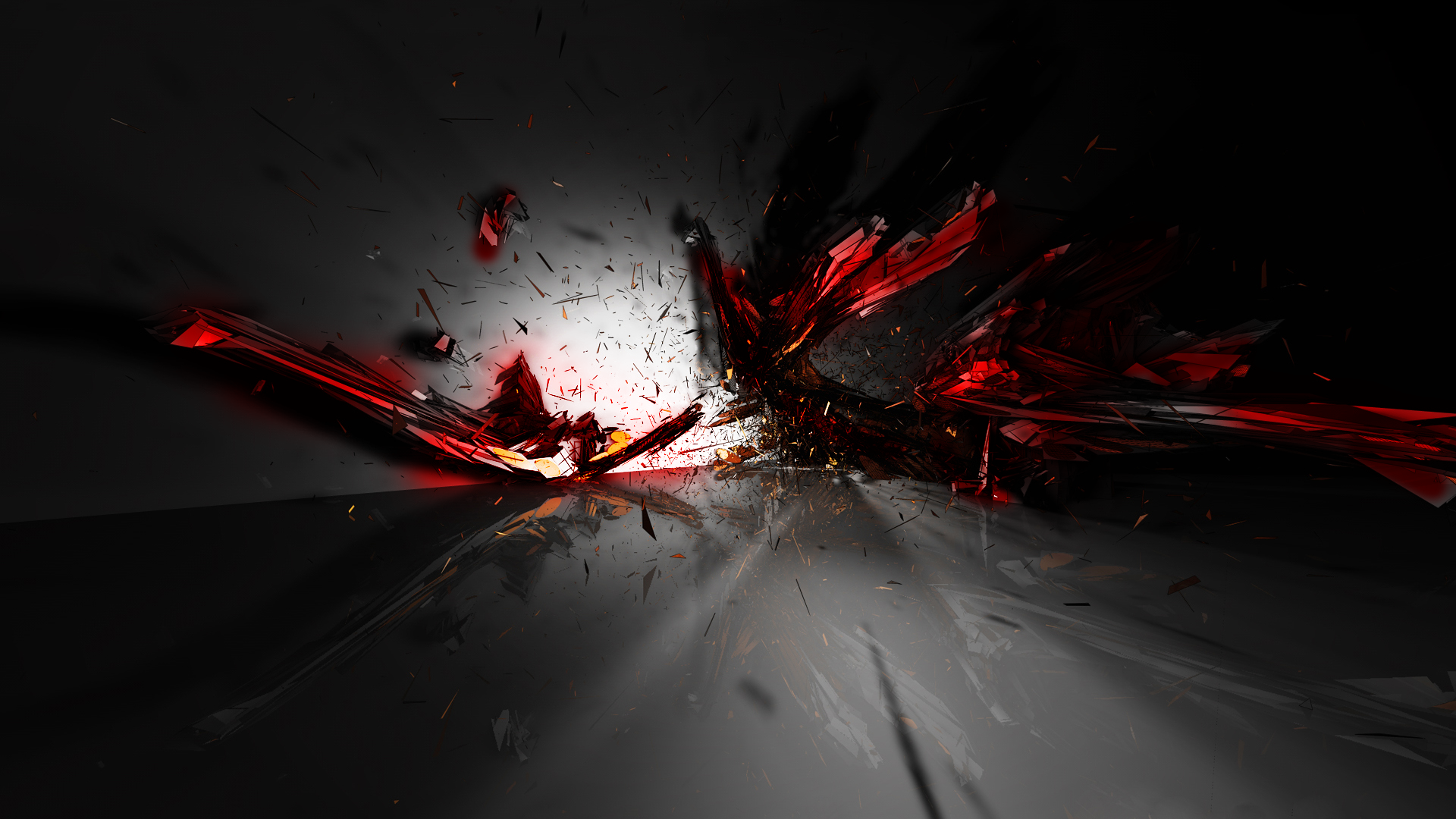 Dark Red 3D Wallpapers