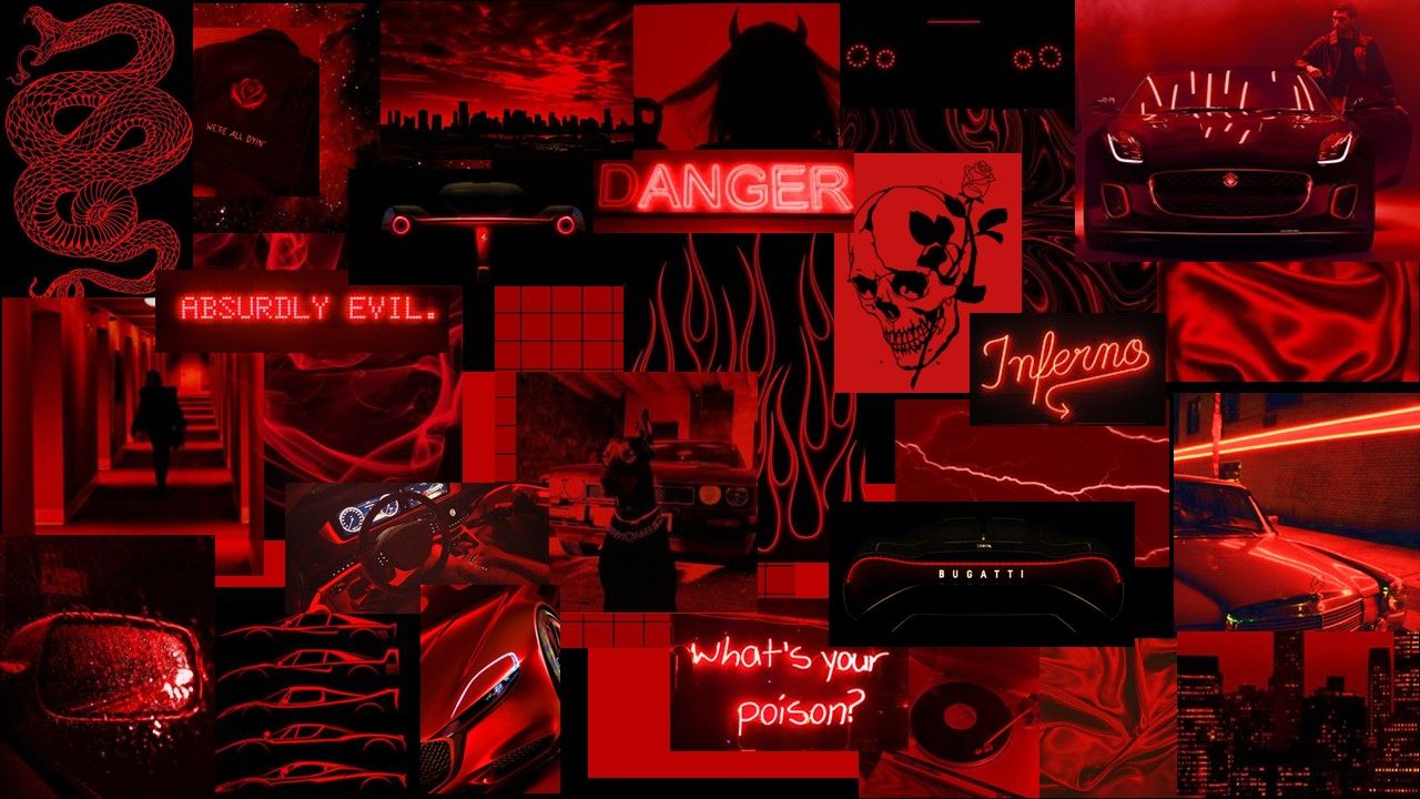 Dark Red Aesthetic Laptop Wallpapers