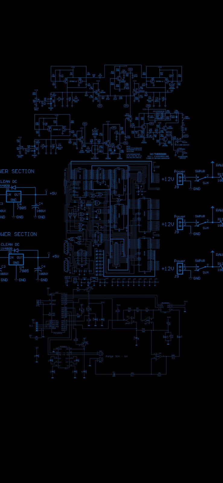 Dark Schematic Wallpapers