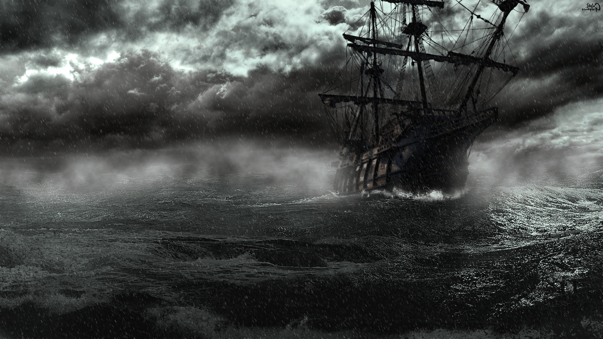 Dark Ship Wallpapers