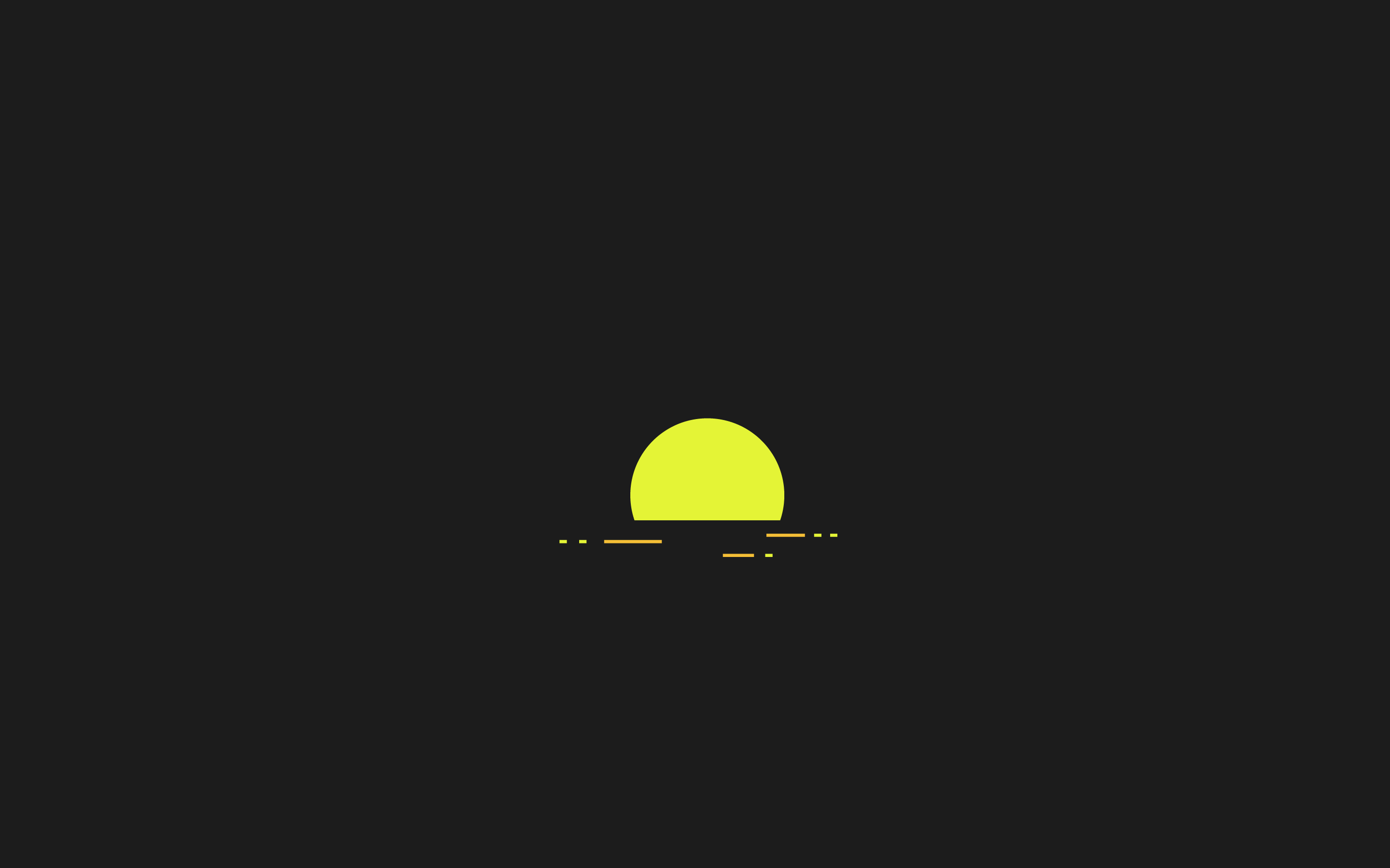 Dark Sun Minimal Wallpapers