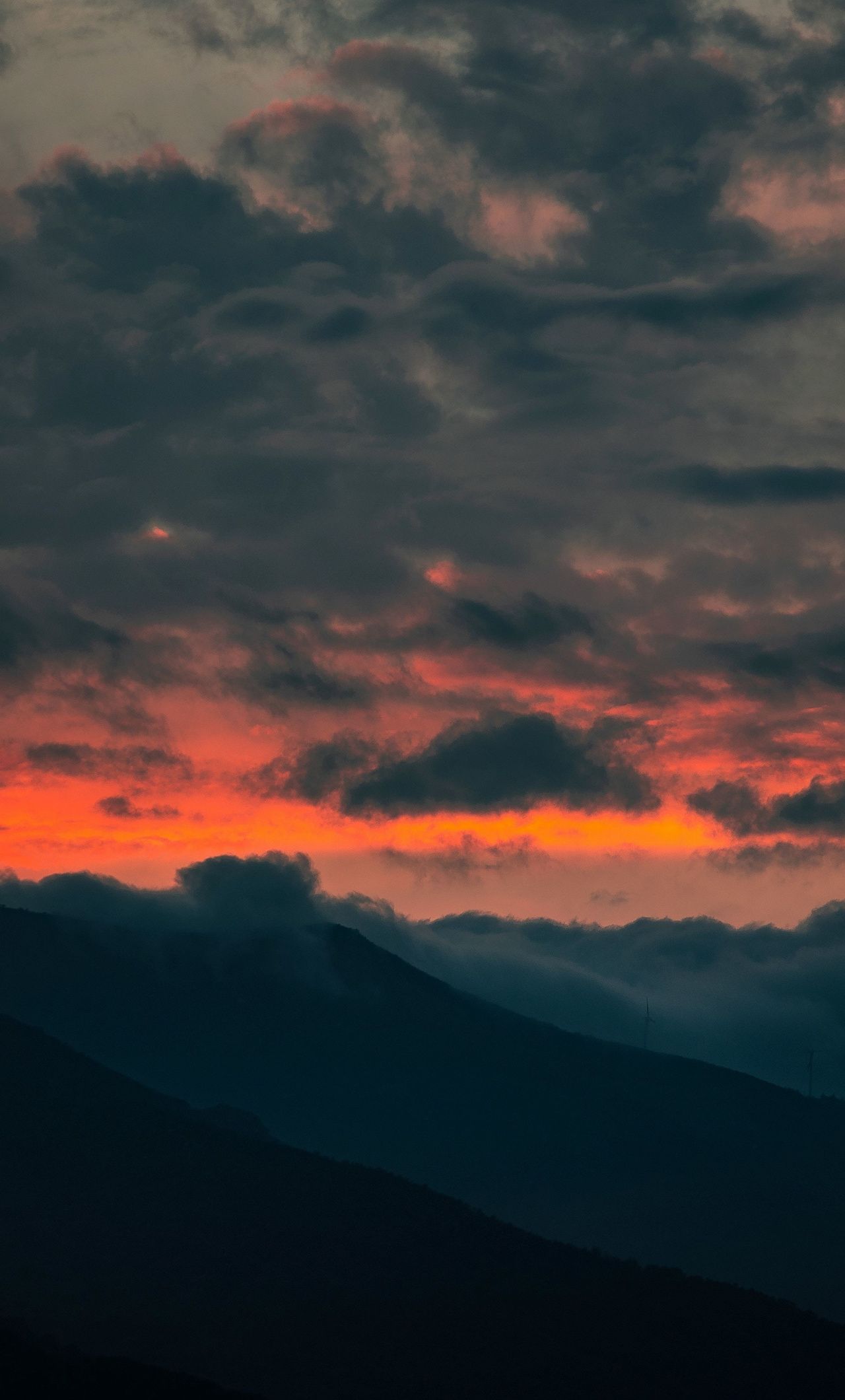 Dark Sunset Clouds Wallpapers