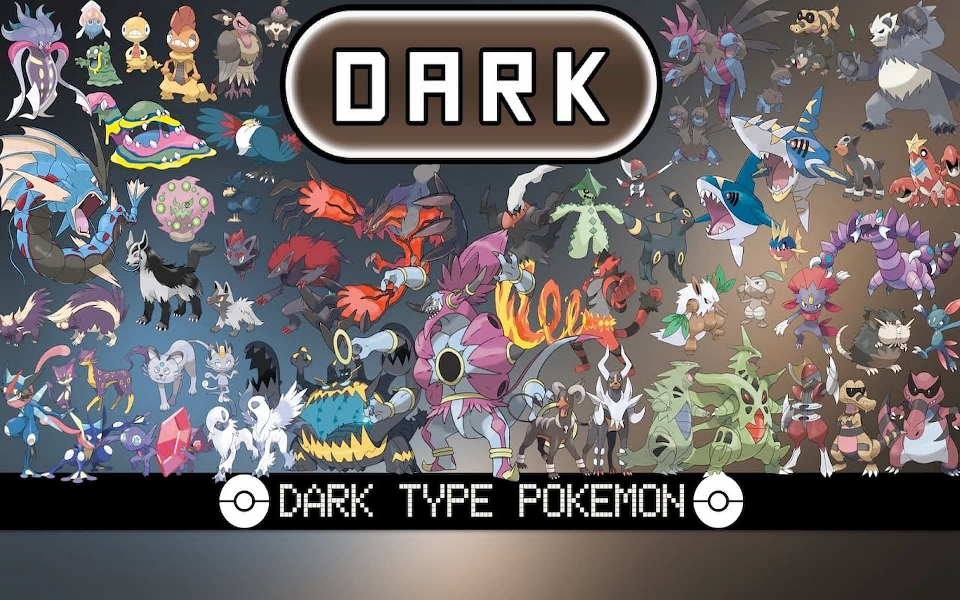 Dark Type Pokemon Wallpapers