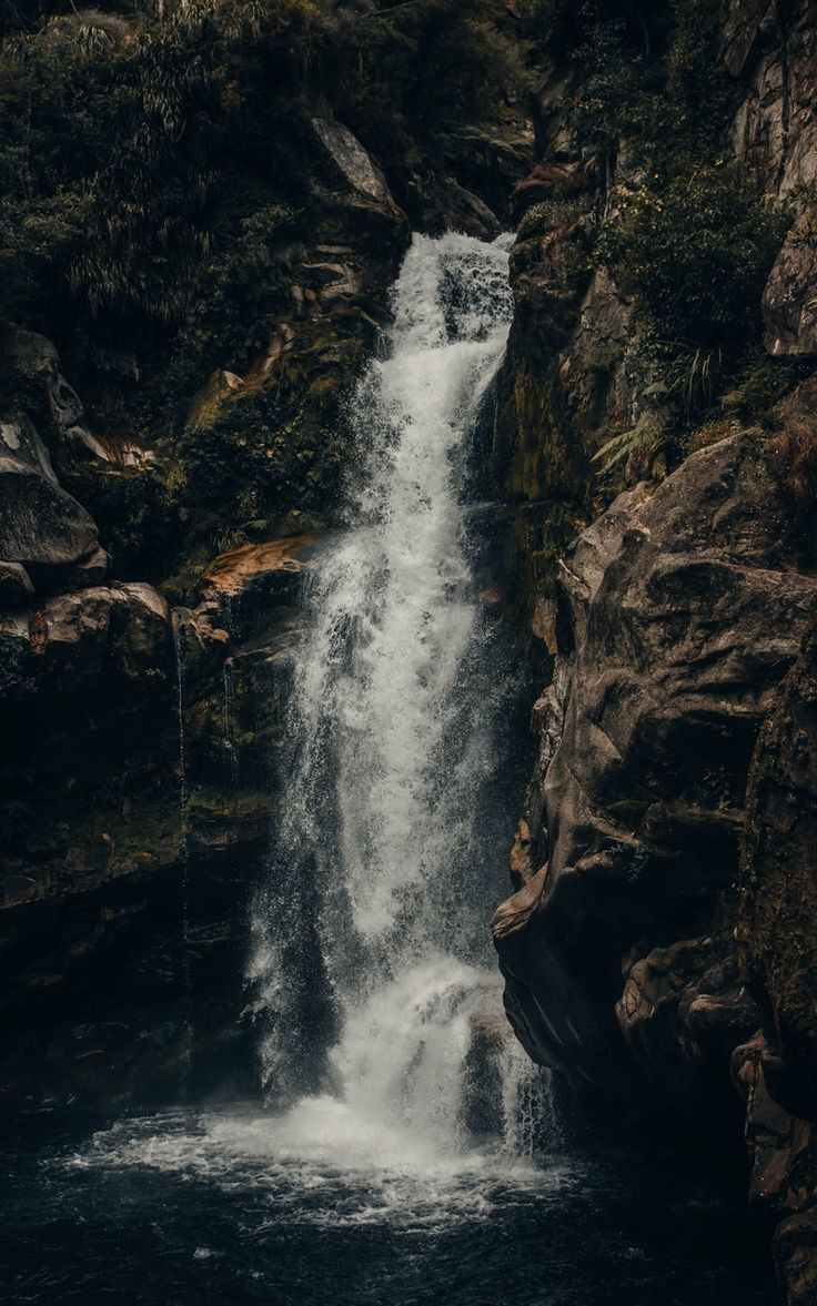 Dark Waterfall Wallpapers