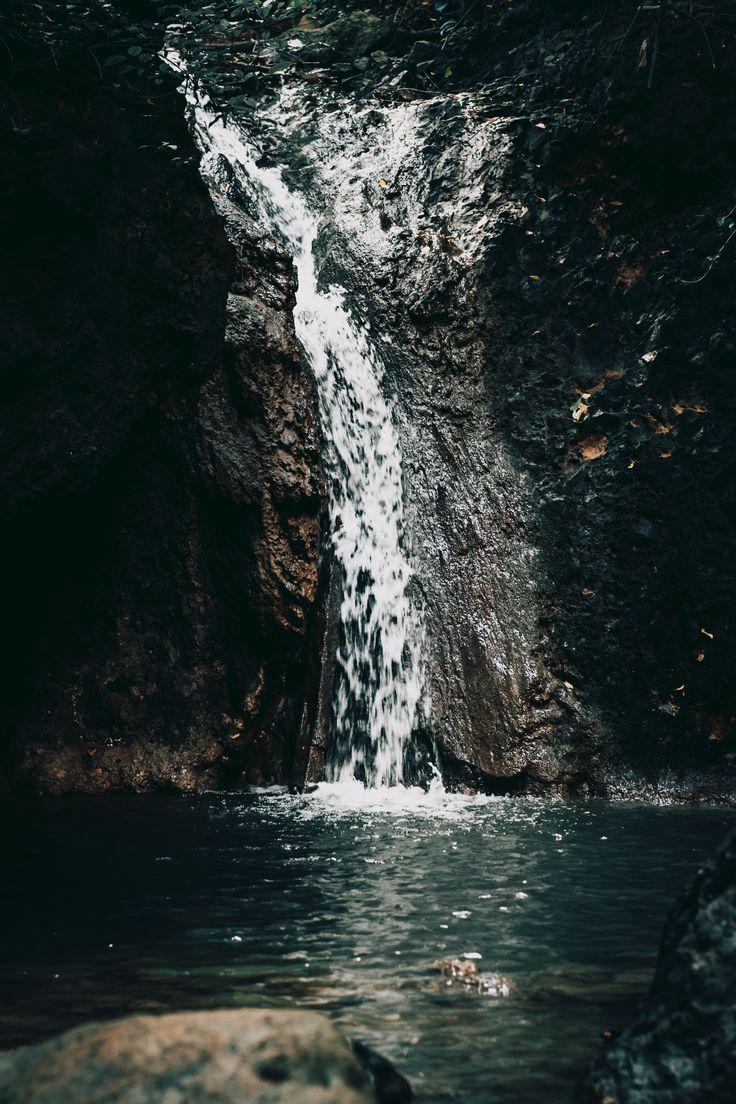 Dark Waterfall Wallpapers