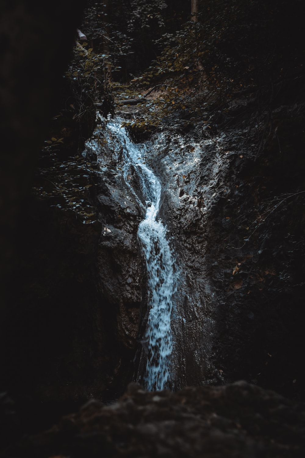 Dark Waterfall Wallpapers