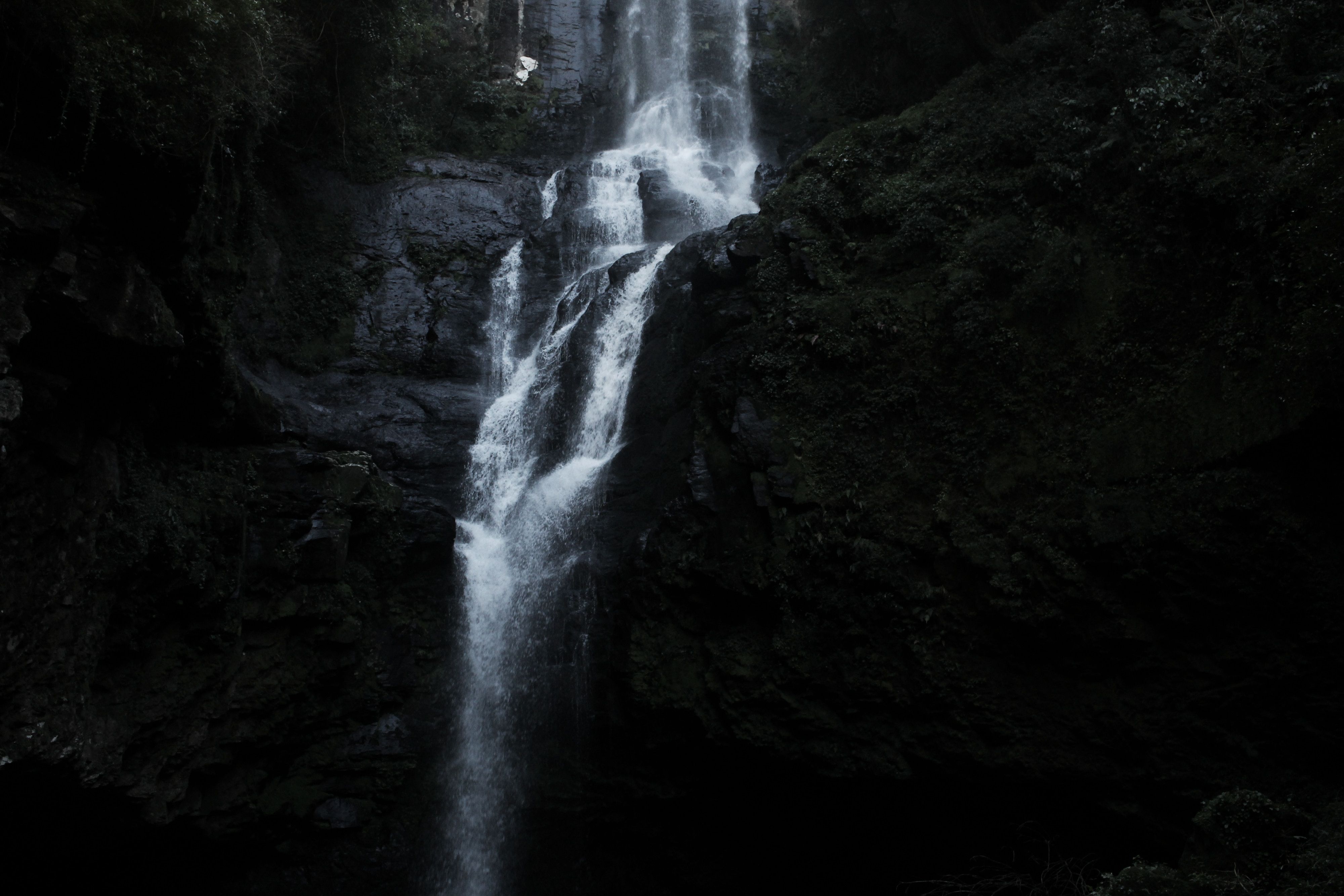 Dark Waterfall Wallpapers