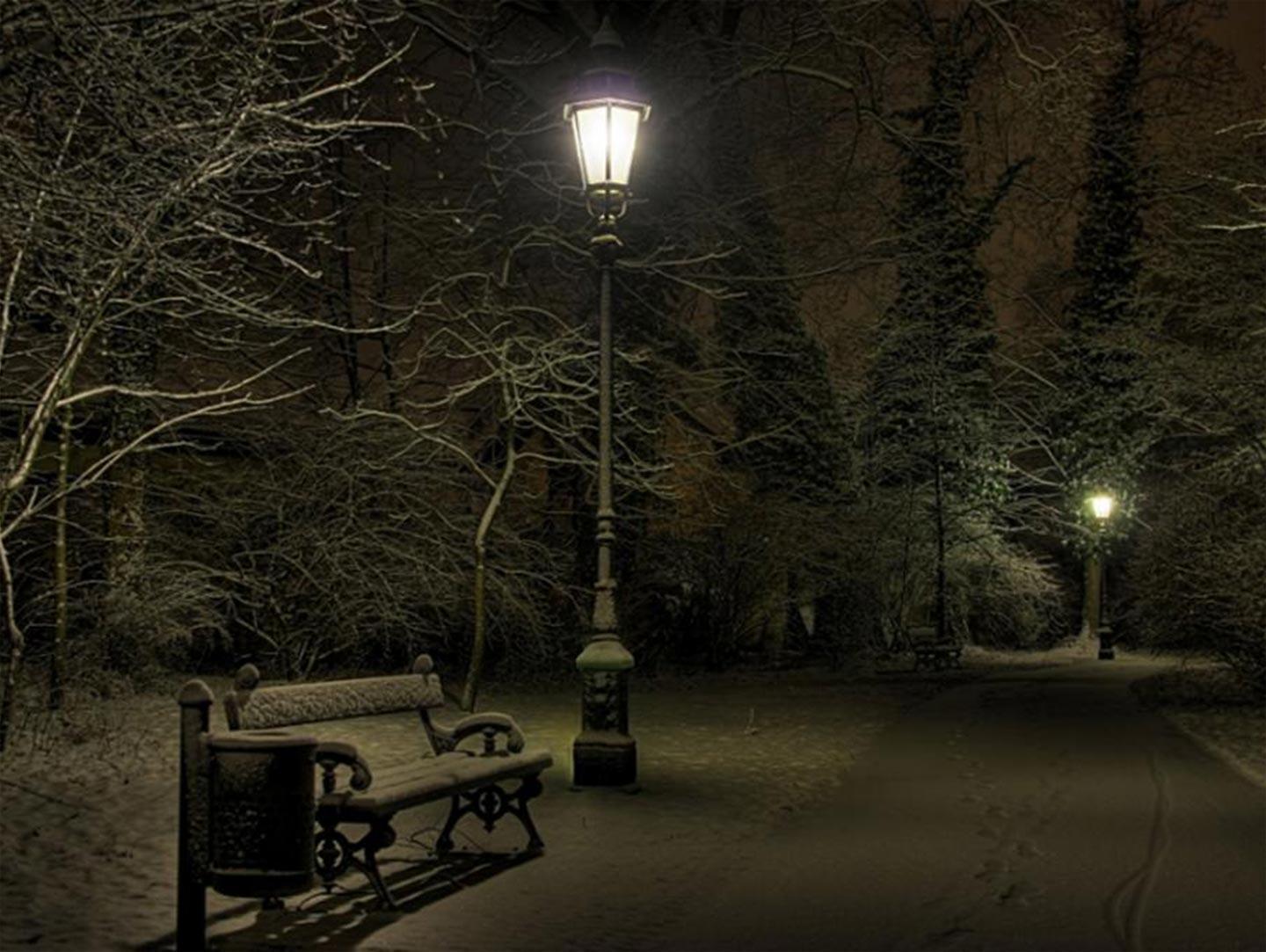 Dark Winter Night Wallpapers