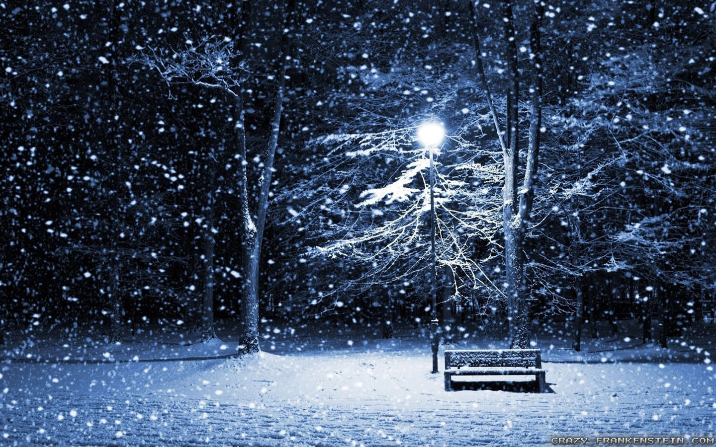 Dark Winter Night Wallpapers