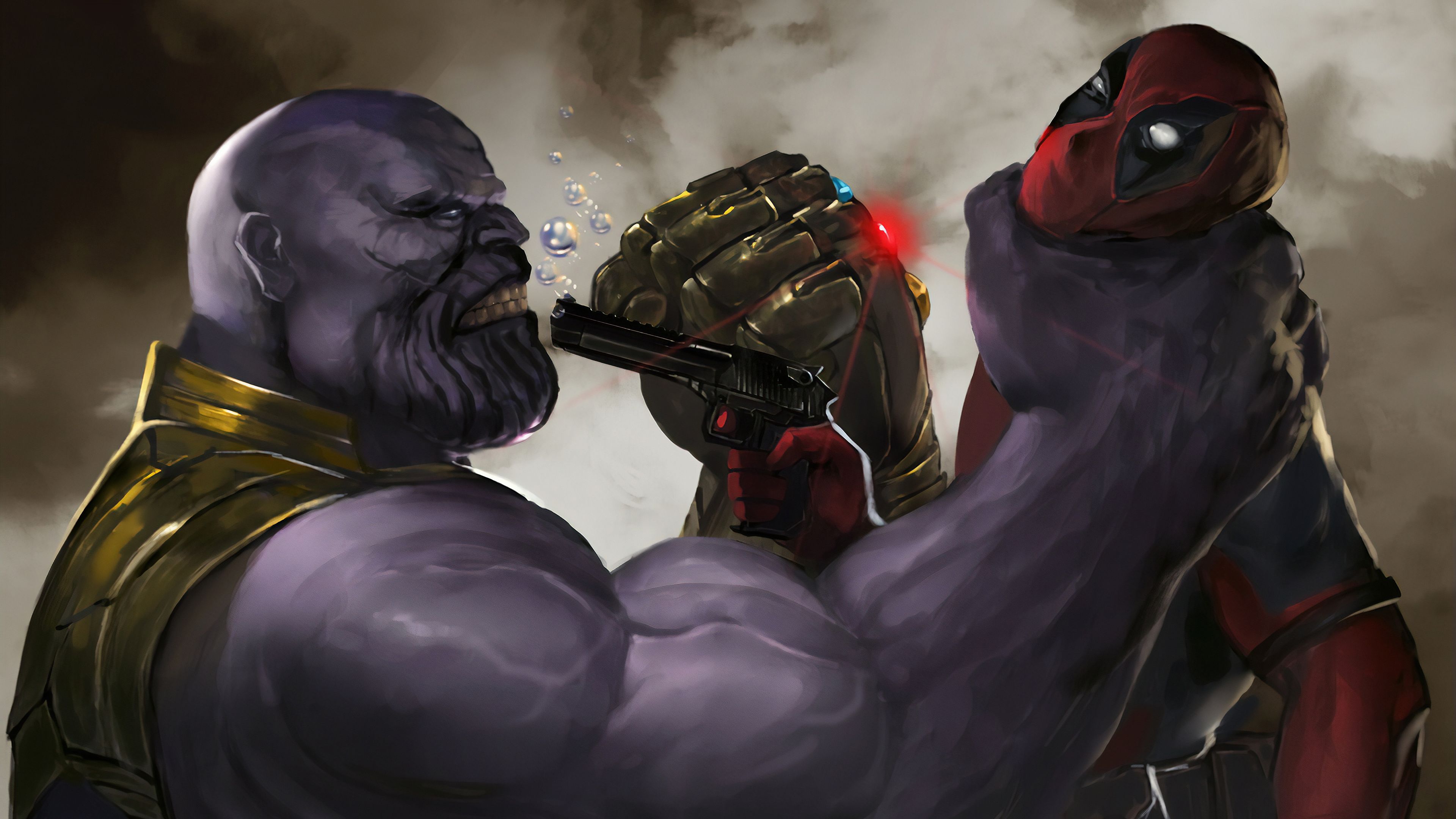 Darkseid Vs Thanos Art Wallpapers