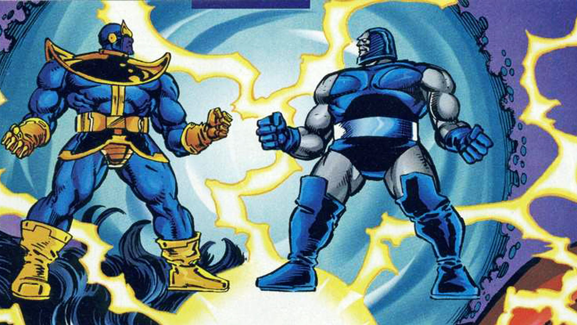 Darkseid Vs Thanos Art Wallpapers