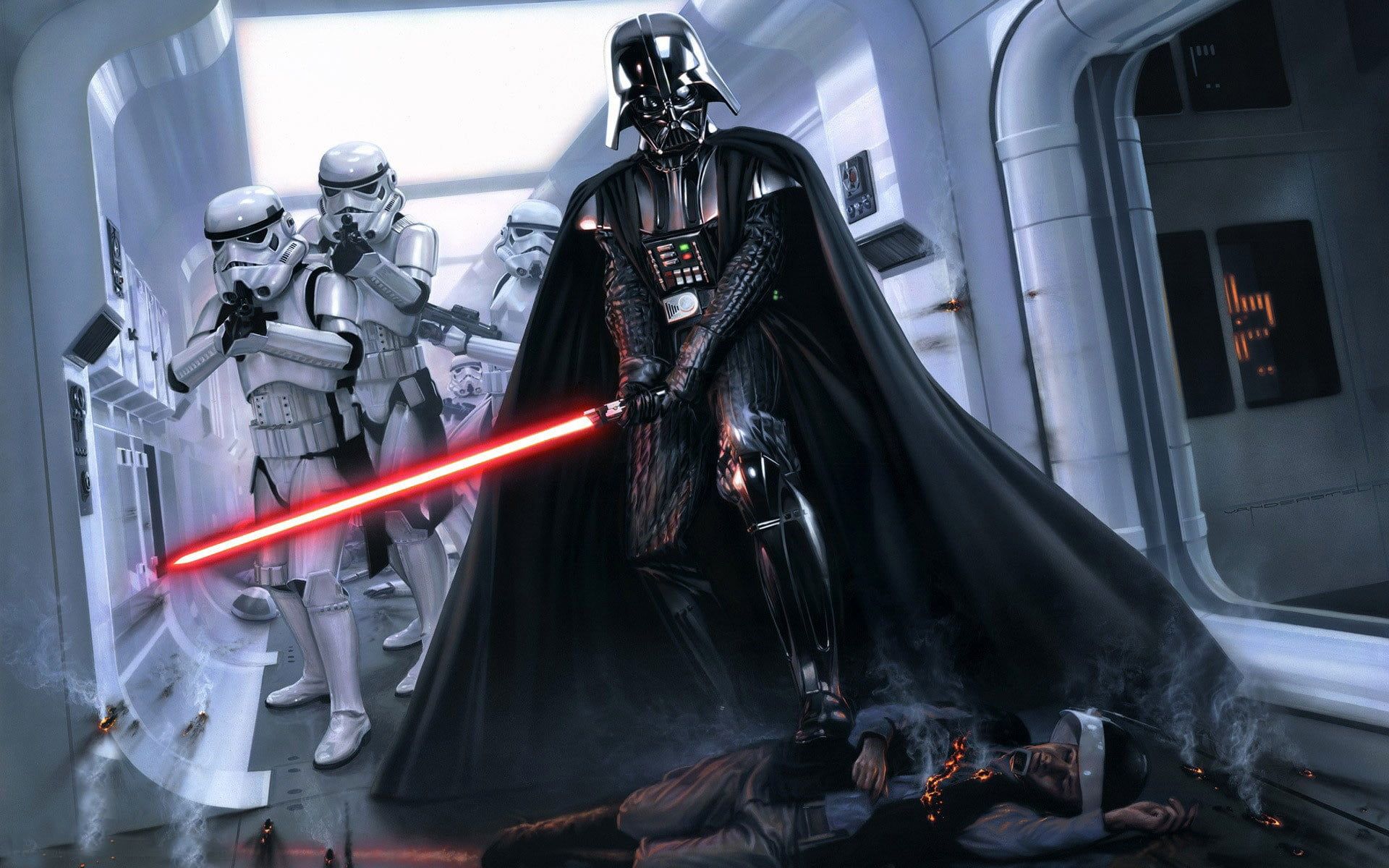 Darth Vader Lightsaber Star Wars Wallpapers