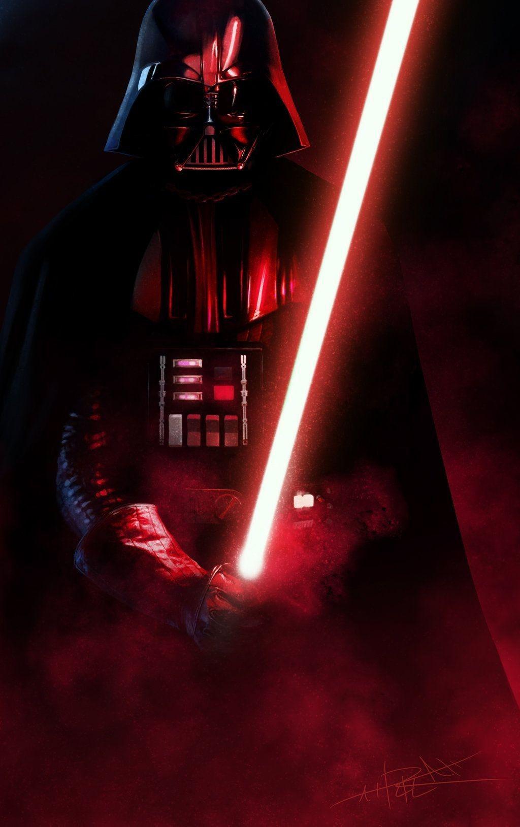 Darth Vader With Lightsaber Wallpapers