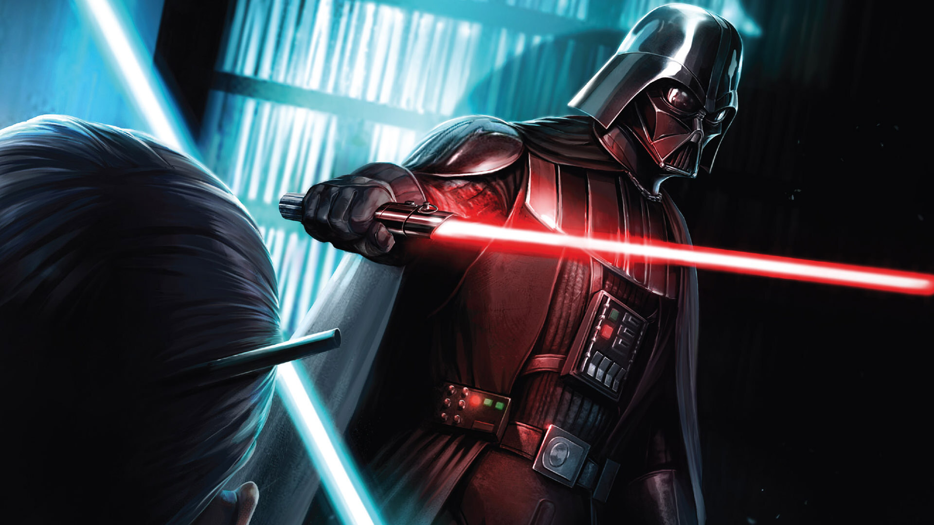 Darth Vader With Lightsaber Wallpapers