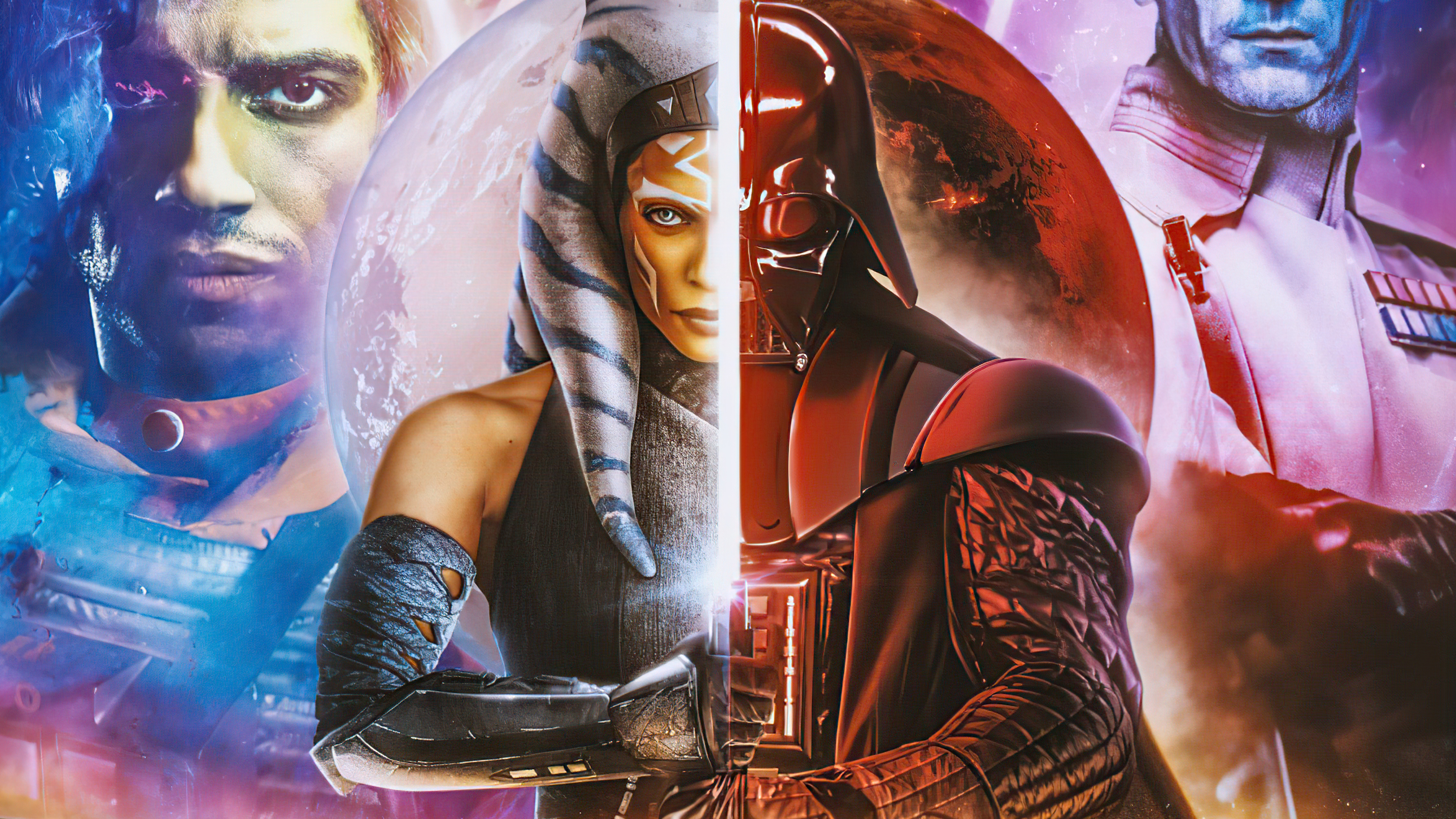 Darth Vader X Ahsoka Star Wars Wallpapers