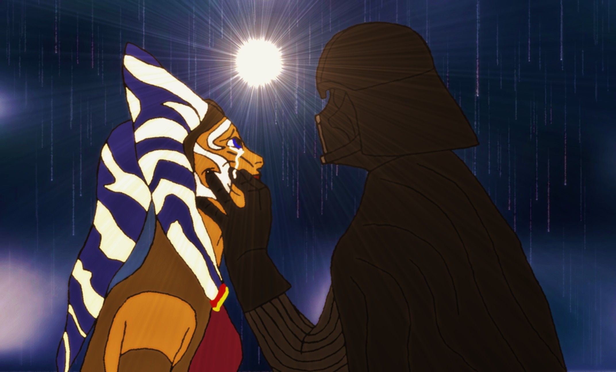 Darth Vader X Ahsoka Star Wars Wallpapers