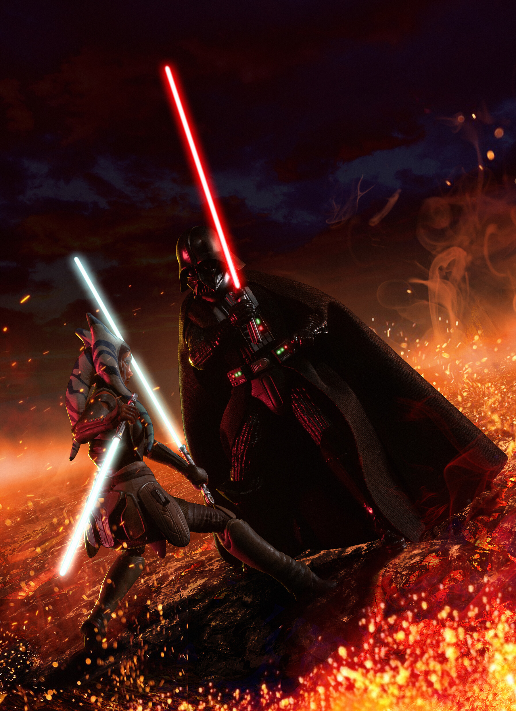 Darth Vader X Ahsoka Star Wars Wallpapers