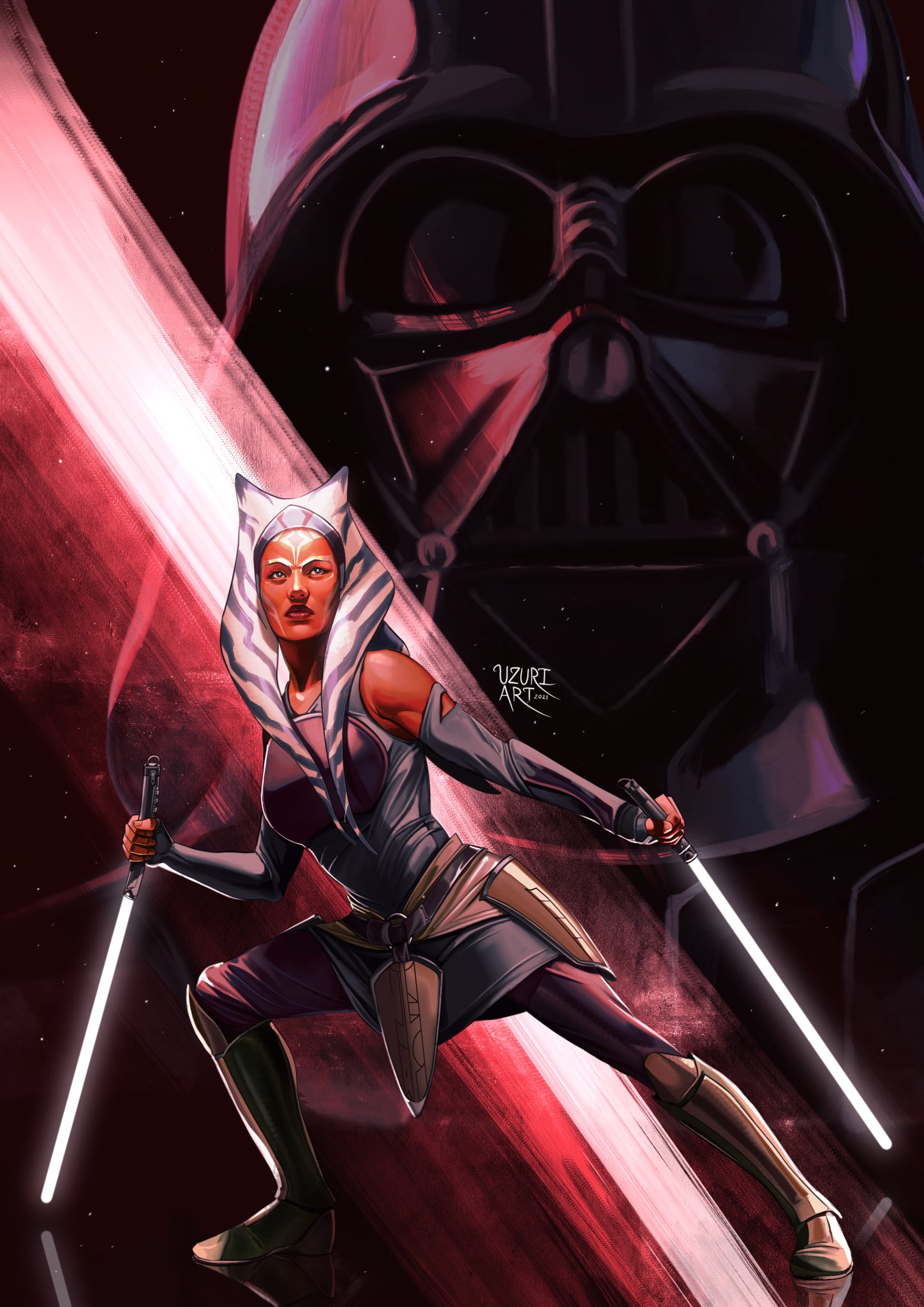 Darth Vader X Ahsoka Star Wars Wallpapers