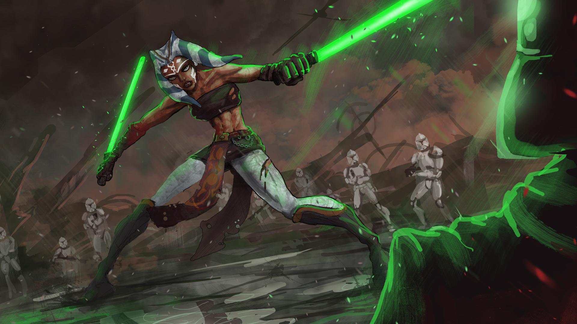 Darth Vader X Ahsoka Star Wars Wallpapers