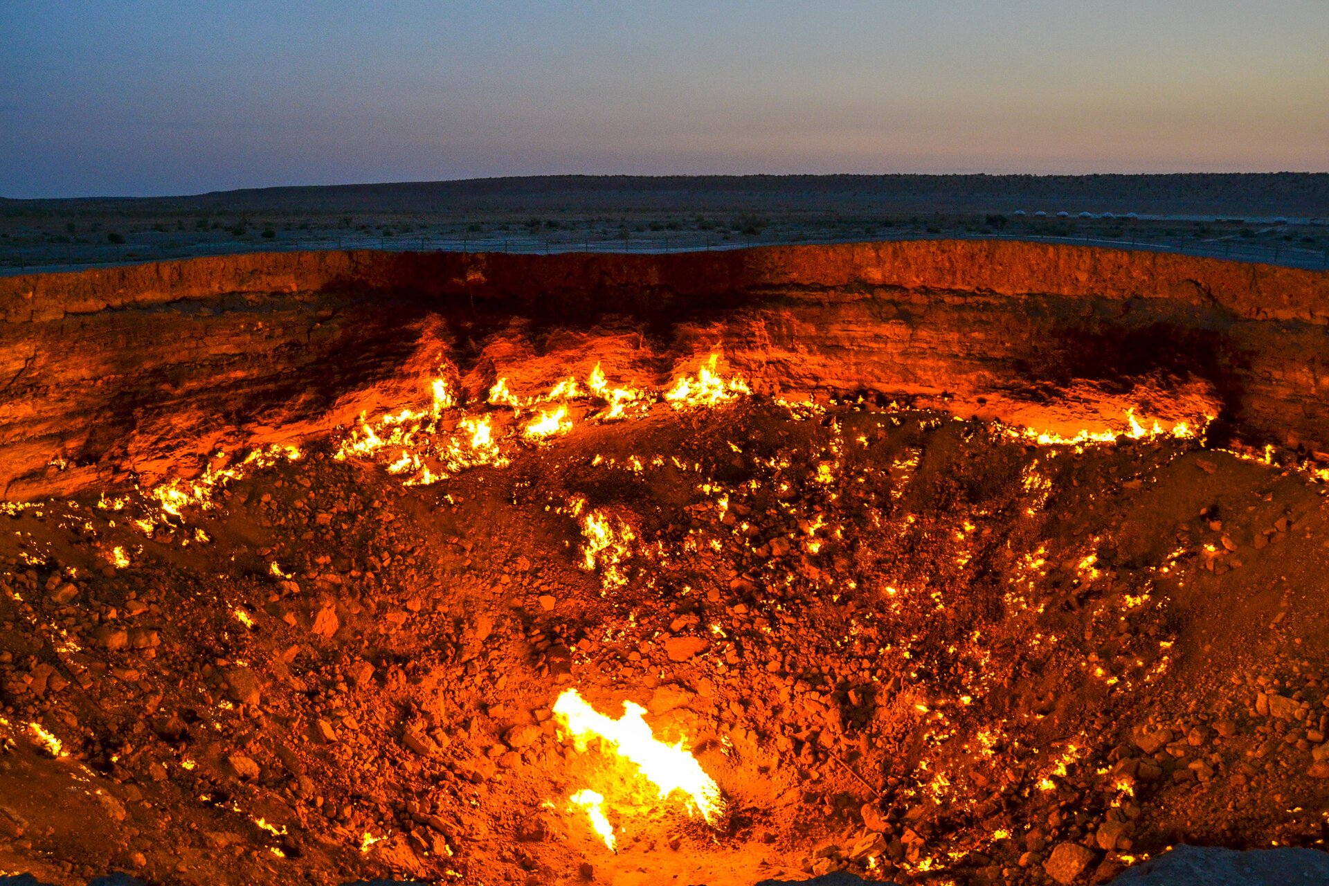 Darvaza Gas Crater Wallpapers