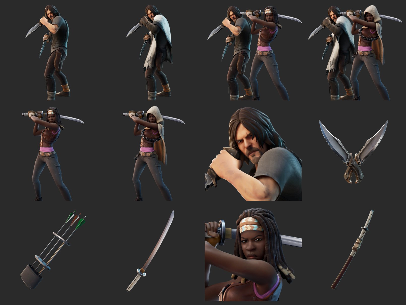 Daryl Dixon Fortnite Wallpapers