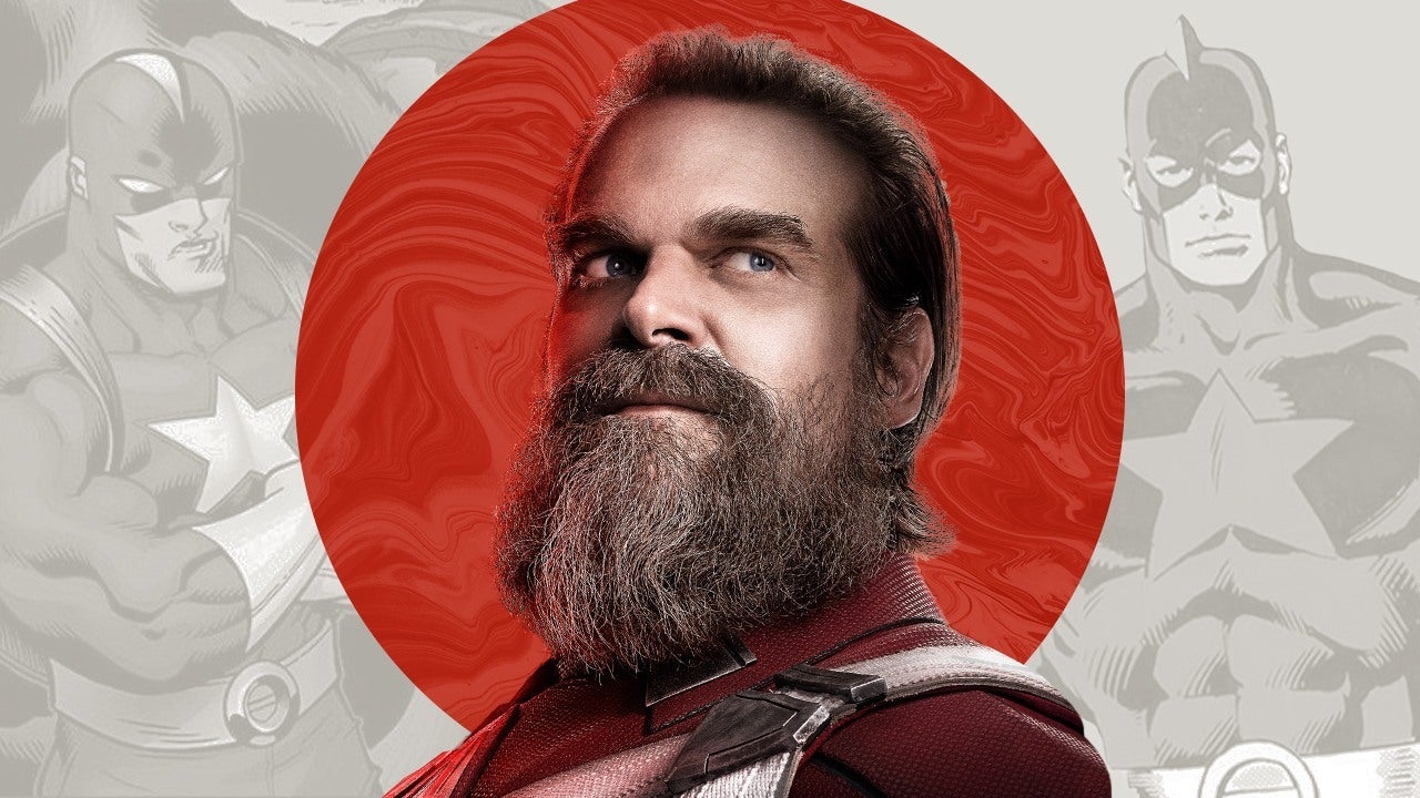 David Harbour As Red Guardian Art Wallpapers