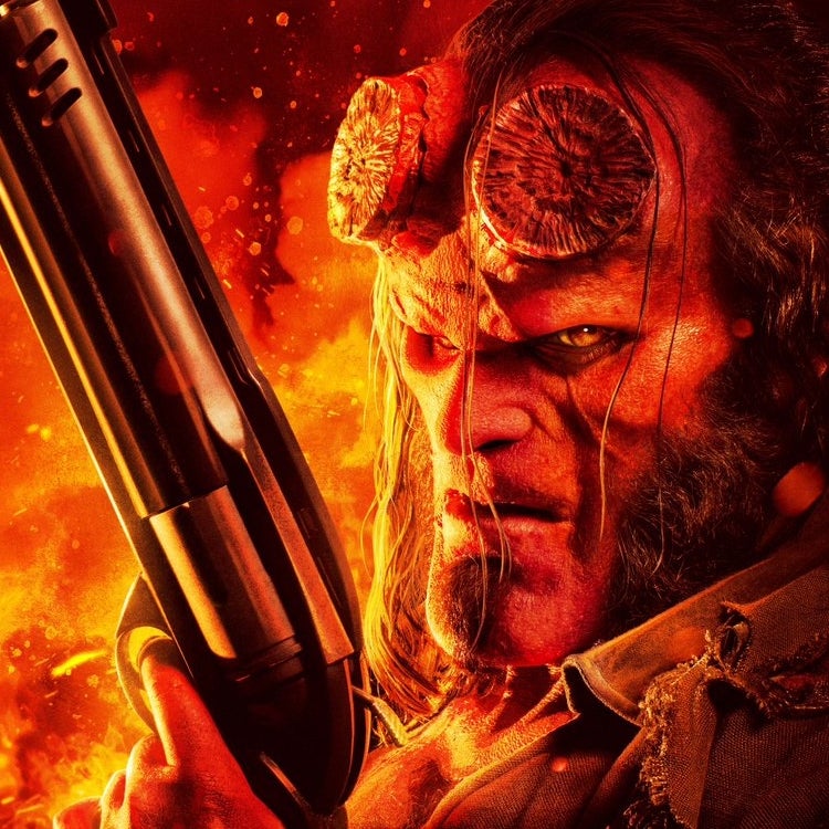 David Harbour Hellboy Movie 2018 Promotional Art Wallpapers