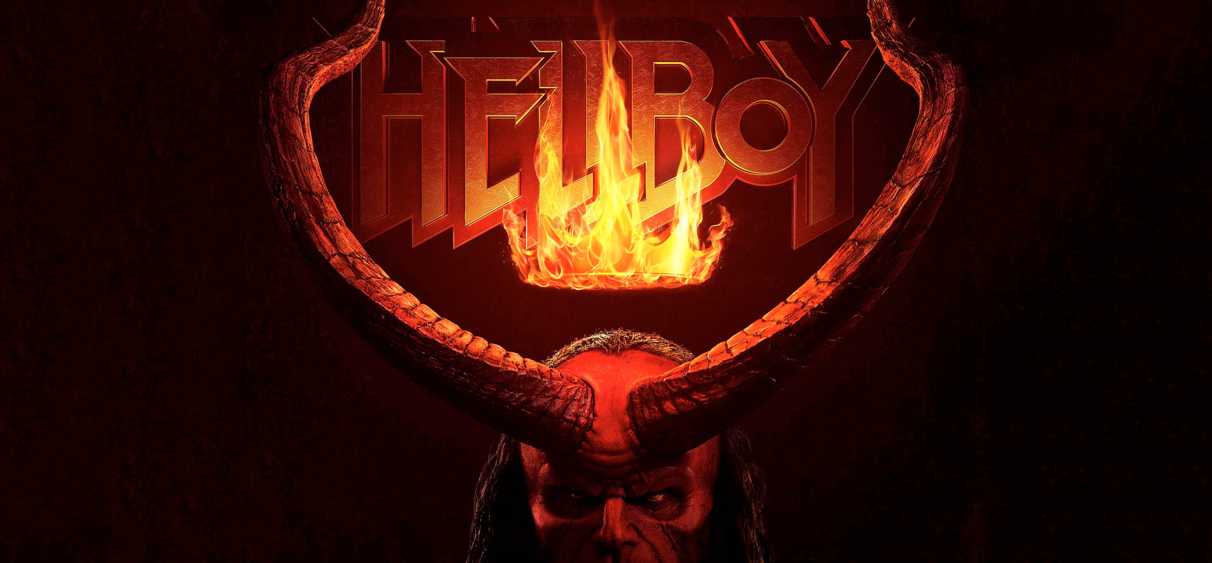 David Harbour Hellboy Movie 2018 Promotional Art Wallpapers