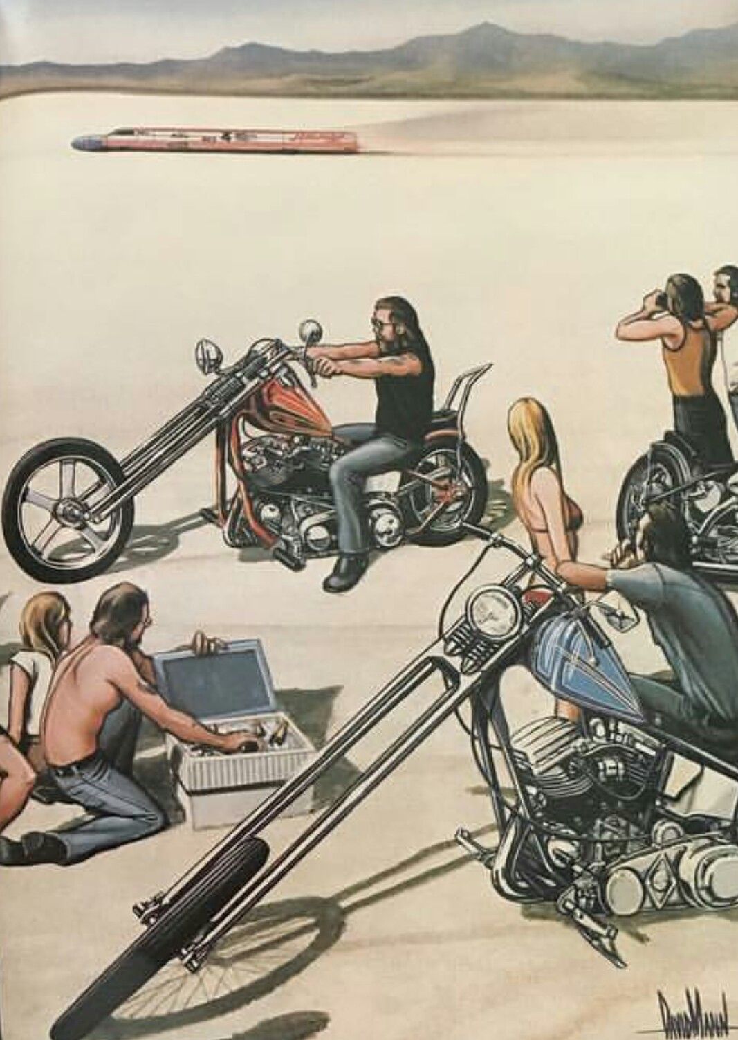 David Mann Harley Davidson Art Wallpapers