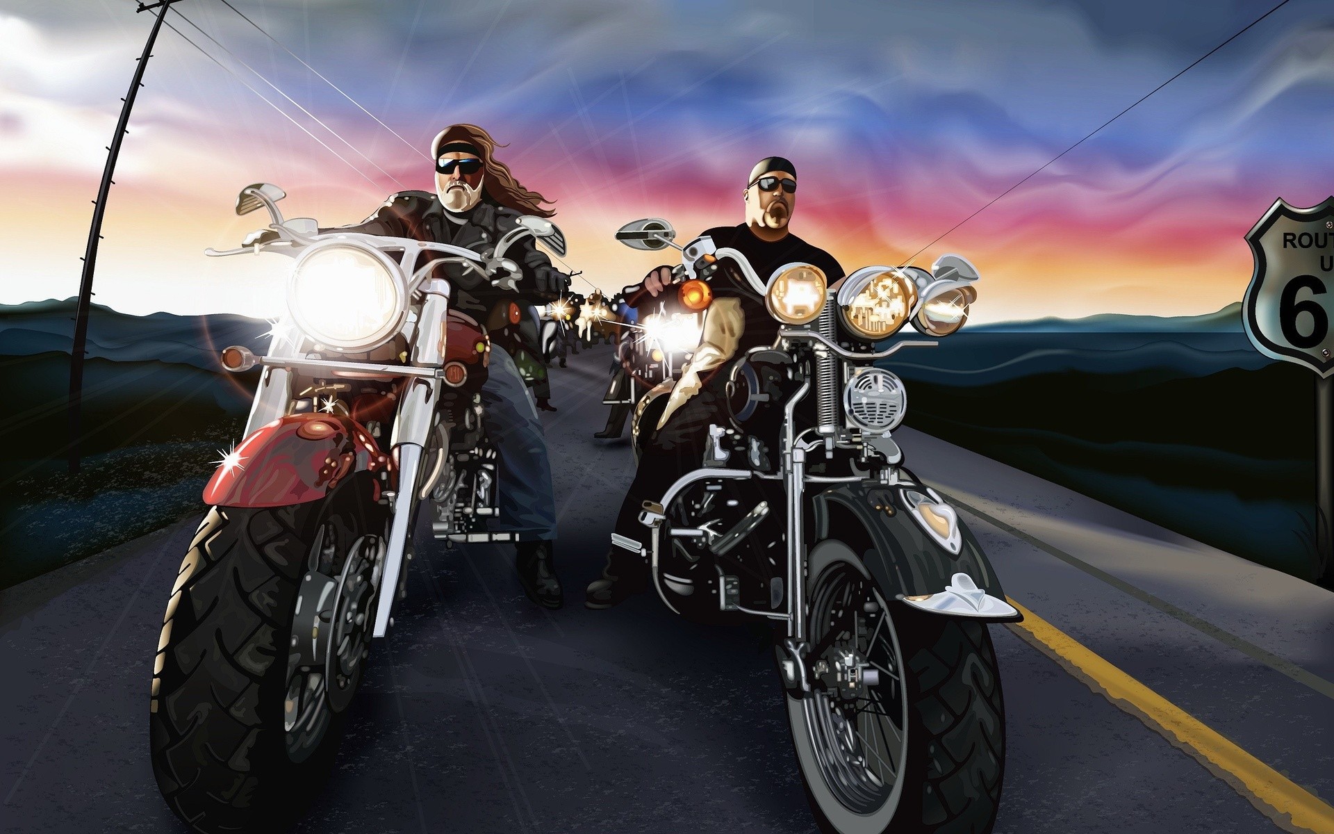 David Mann Harley Davidson Art Wallpapers