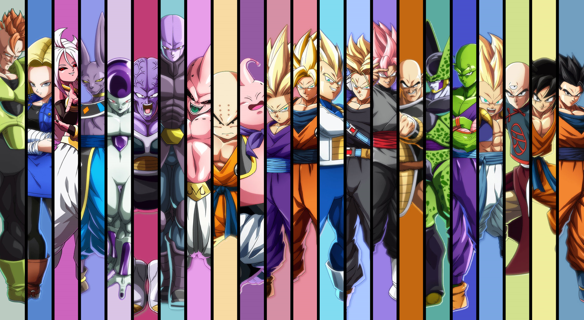 Dbz All Characters Wallpapers