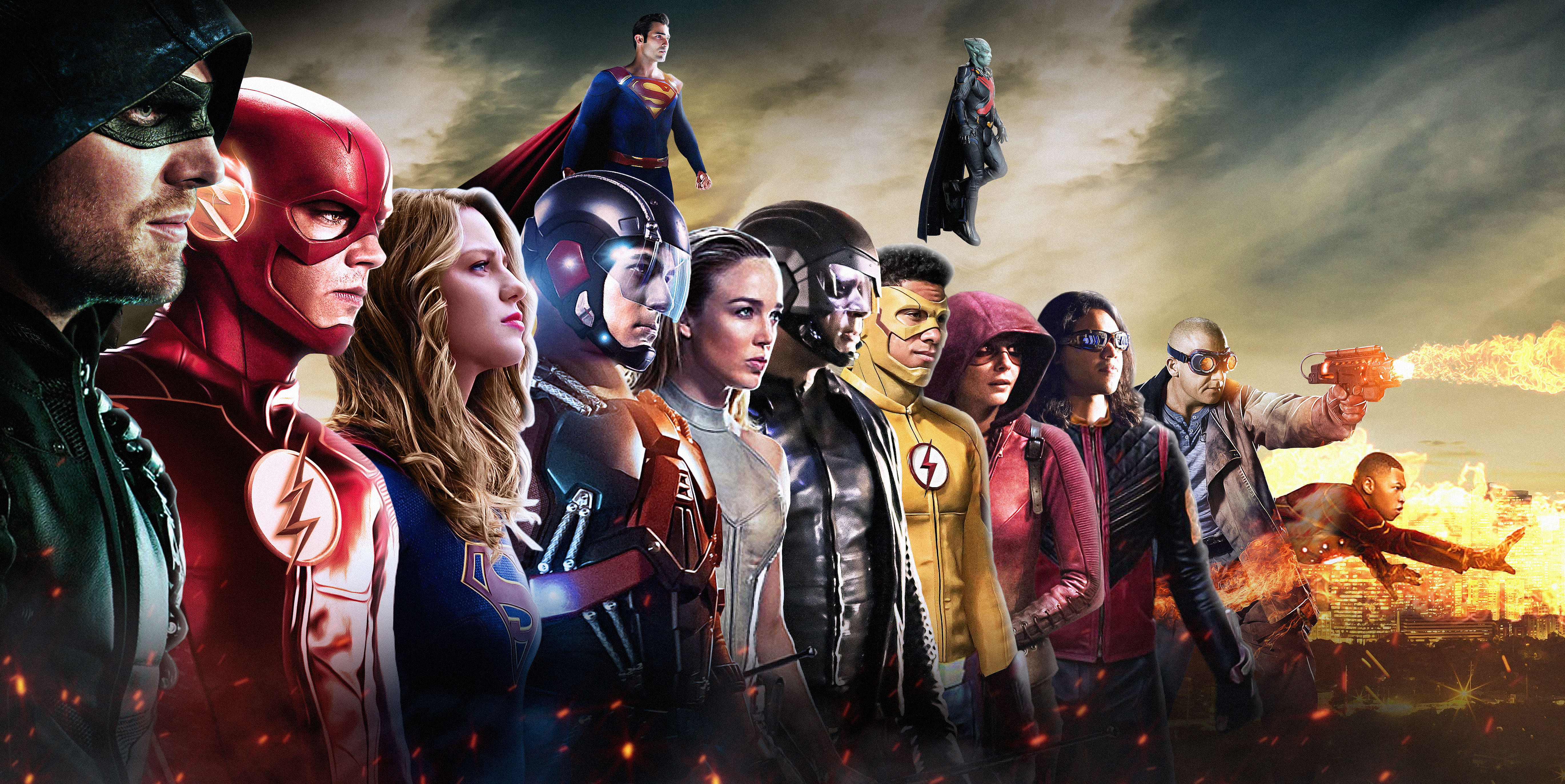 Dc'S Legends Of Tomorrow Character Poster Wallpapers