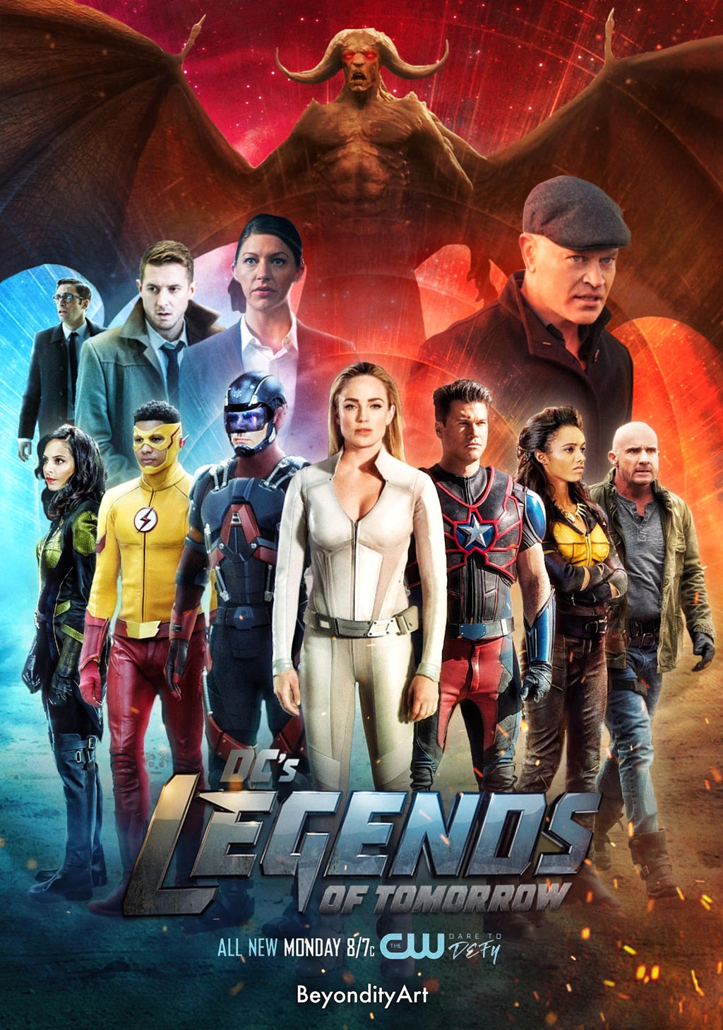 Dc'S Legends Of Tomorrow Character Poster Wallpapers