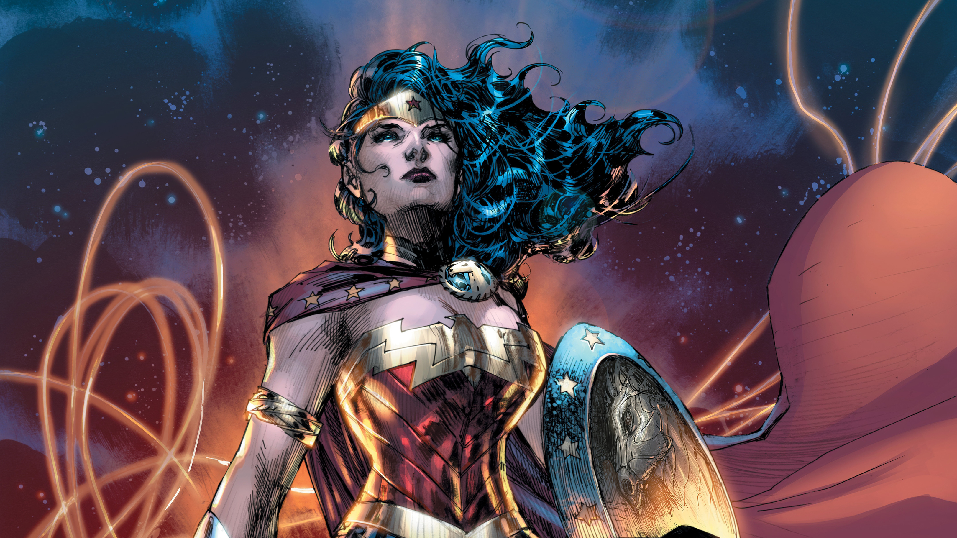 Dc Comic Wonder Woman 2020 Drawing Wallpapers