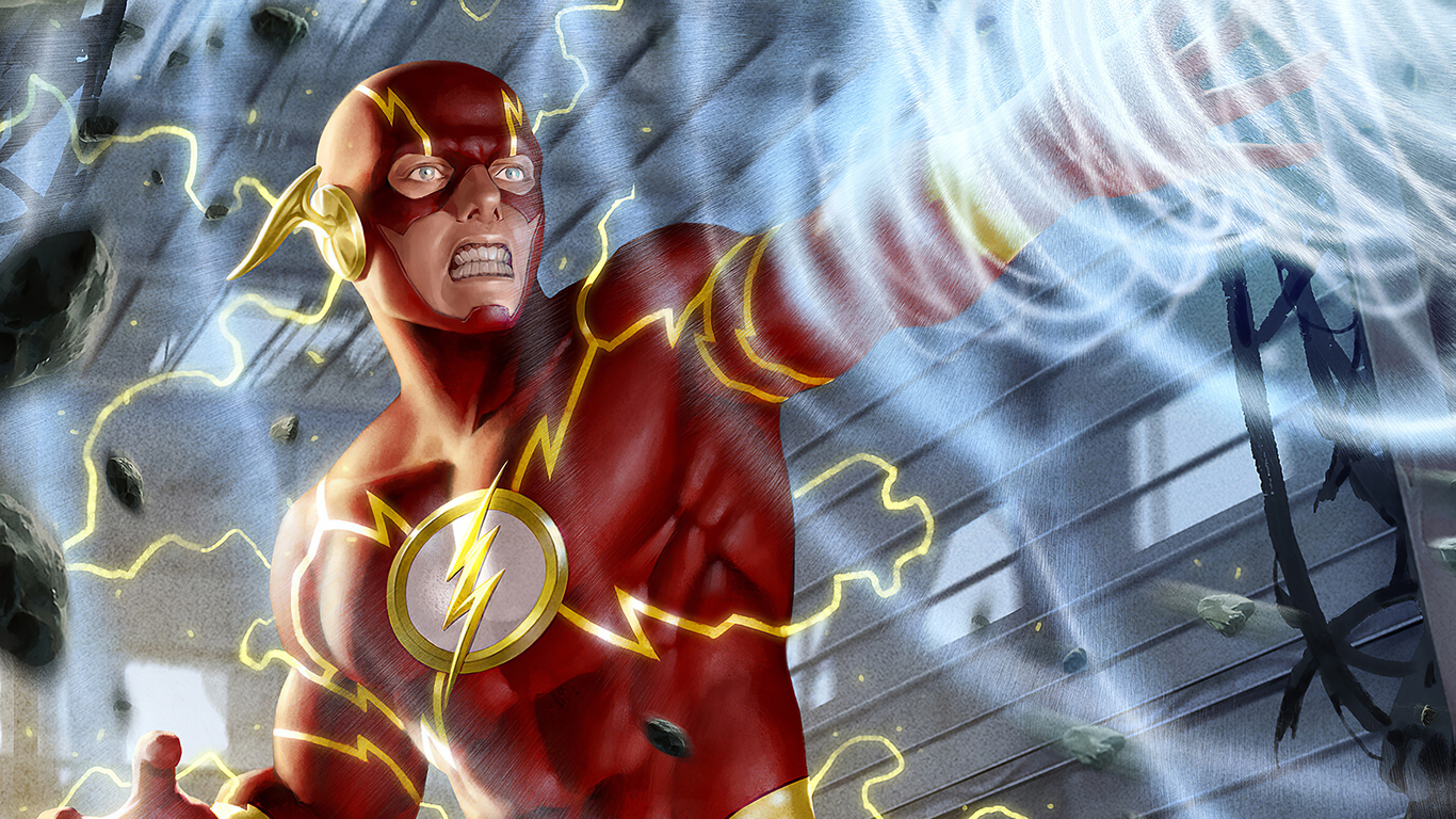 Dc Comics Flash Art Wallpapers