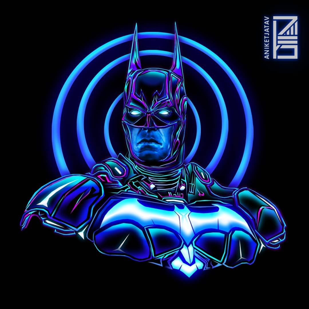 Dc Flash Neon Art Wallpapers