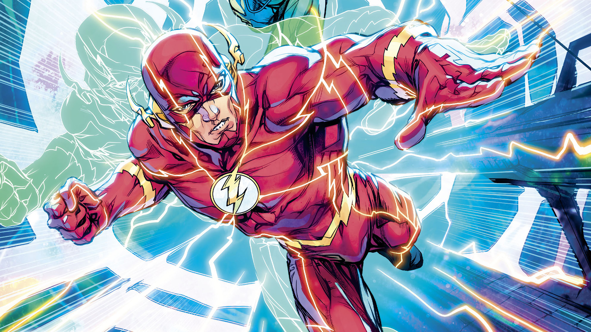 Dc Flash Running Art Wallpapers