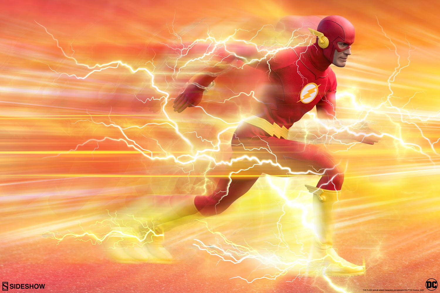 Dc Flash Running Art Wallpapers