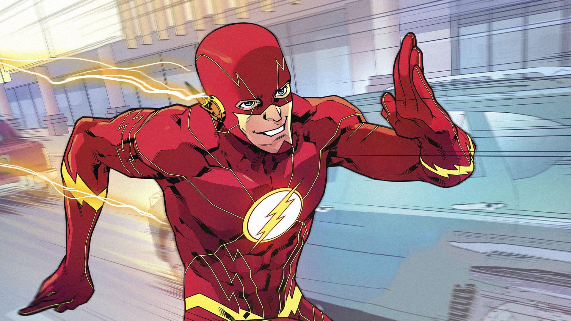 Dc Flash Running Art Wallpapers