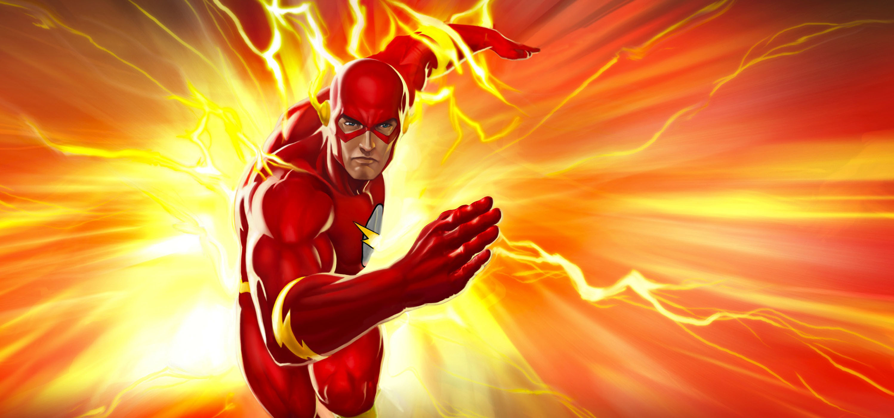 Dc Flash Running Art Wallpapers