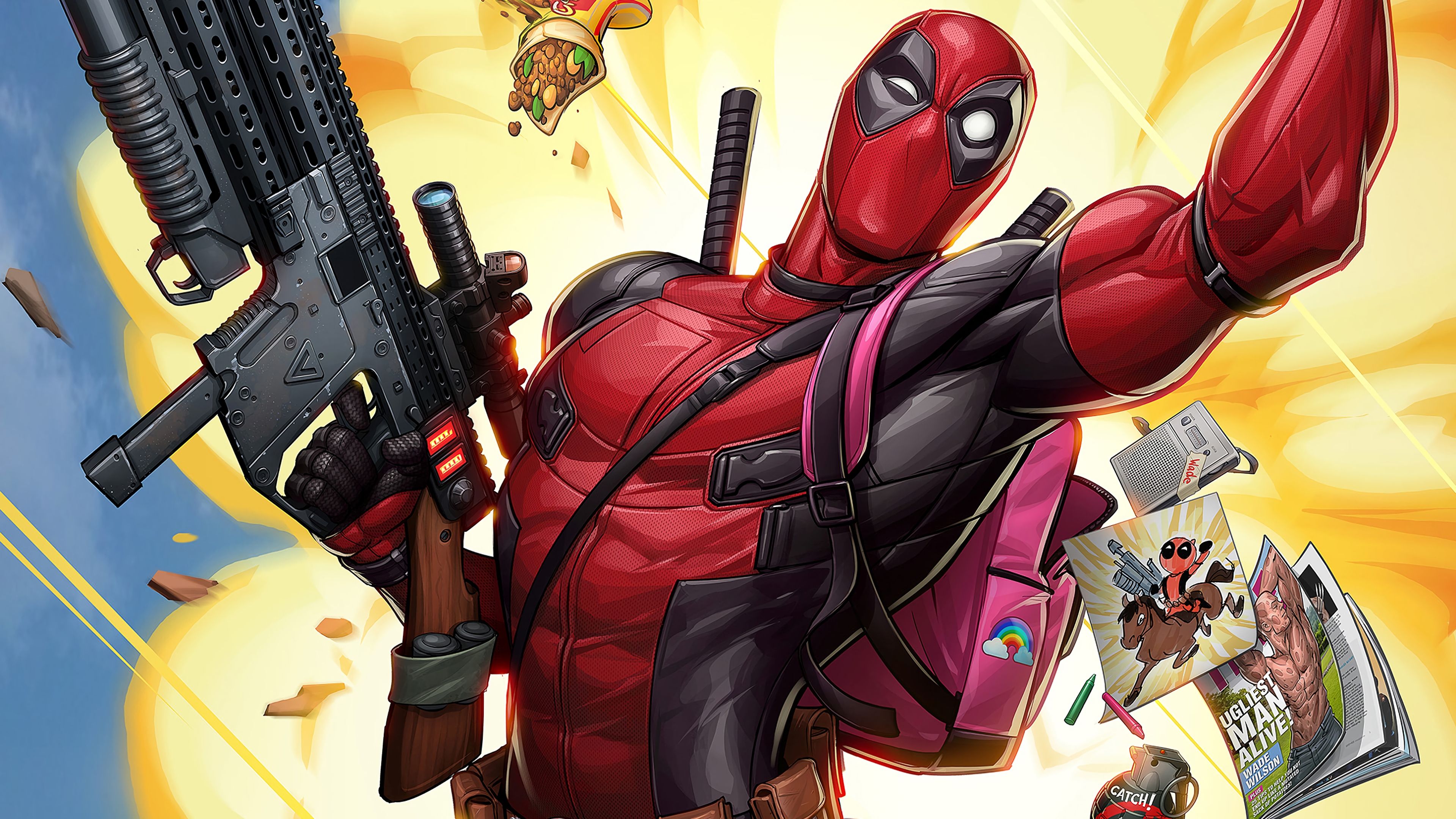 Deadpool 2 Comic Art Wallpapers