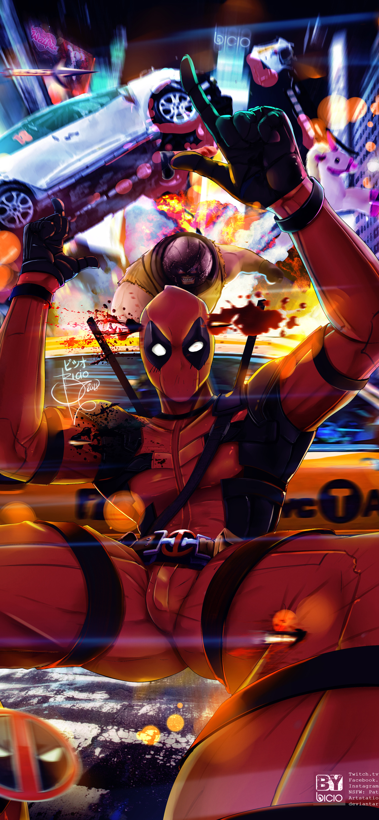 Deadpool 2 Comic Art Wallpapers