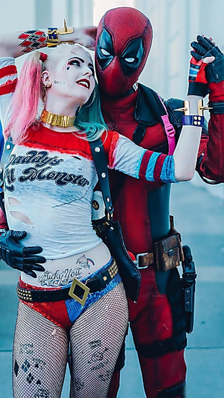 Deadpool And Harley Quinn 4K Wallpapers