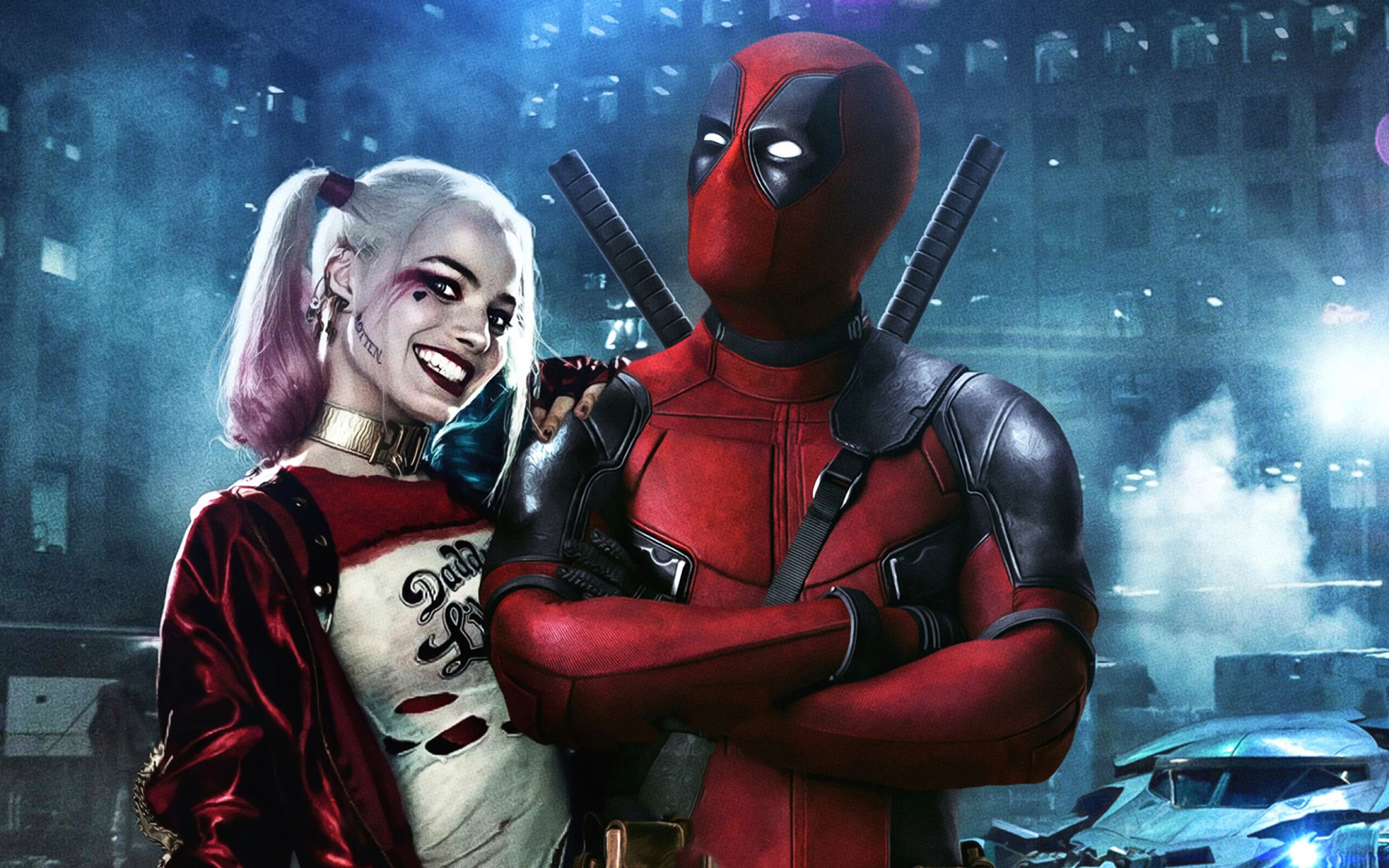 Deadpool And Harley Quinn 4K Wallpapers