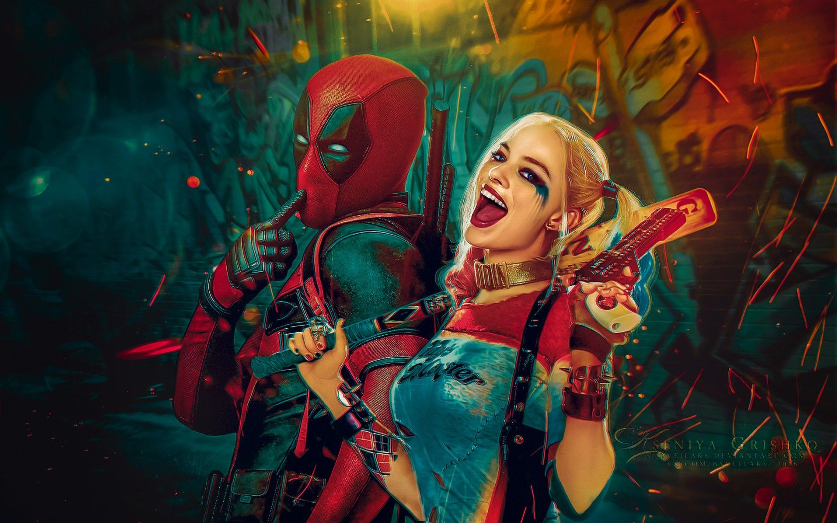 Deadpool And Harley Quinn Wallpapers