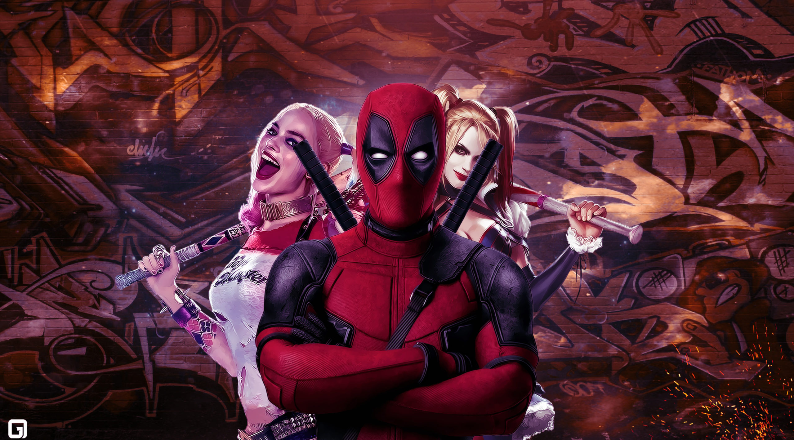 Deadpool And Harley Quinn Wallpapers