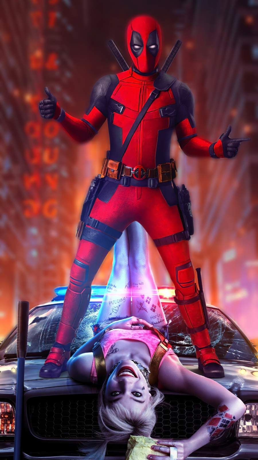 Deadpool And Harley Quinn Wallpapers